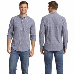 EUC Original Penguin Heritage Slim Fit Gingham Shirt 16 34/35